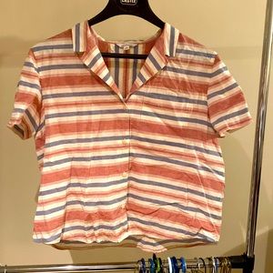 L.L. Bean button up blouse